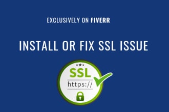 install or fix SSL certificate to your wordpress in 1 hour