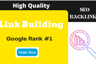 create high authority dofollow usa pr9 seo backlinks, link building