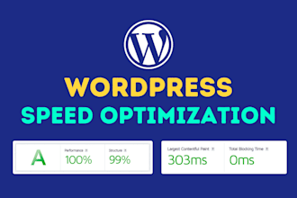 do wordpress speed optimization and performance in 2 hours
