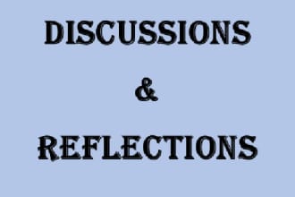 be your discussion and reflection assistant