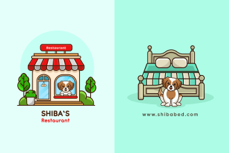 design cute hand drawn cartoon logo in my style
