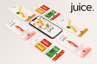 design a creative and unique ui ux for mobile and website