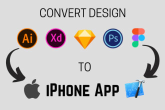 convert adobe xd to iphone app in xcode