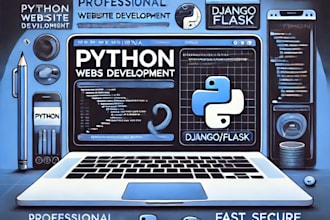 develop a professional website in python for you