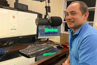 record a smooth male american voice over