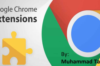 build, edit, fix a custom google chrome extension