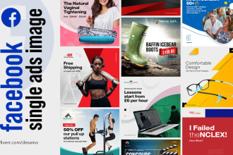 create facebook ads design image or instagram ads post