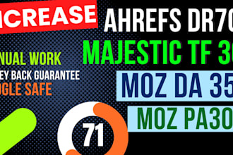 increase ahrefs domain rating and moz da very fast