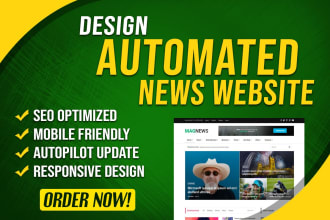 make automated news website autoblog, auto news RSS aggregator