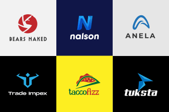 do modern font and minimalist business logo design