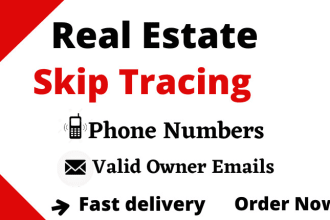 do skip tracing for real estate business