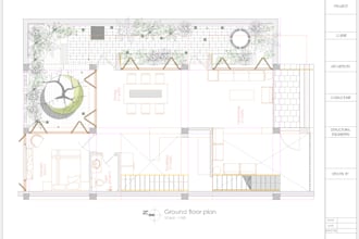 do cad 2d plan elevation section and architectural drawings