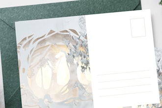 design of 3d postcard