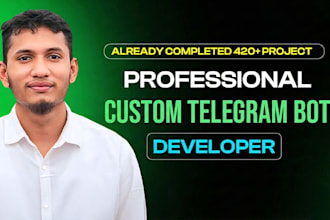make a custom telegram bot for your business