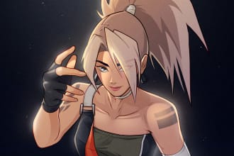 draw your character in comic style