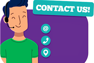 create a contact us page for your website