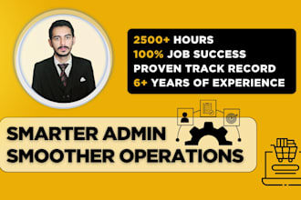streamline ecommerce and business operations with CRM, admin expertise