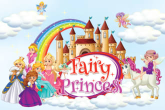 do children story book illustration, and children book cover