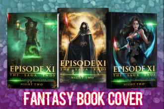 do professional fantasy book cover ebook cover design