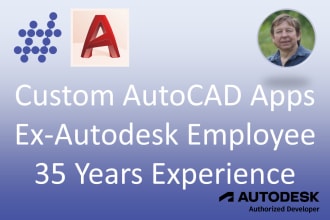 write you custom apps for autocad