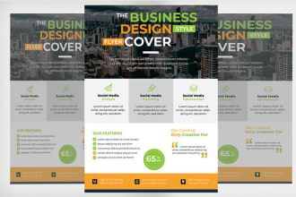 design corporate event flyer creative poster for your business