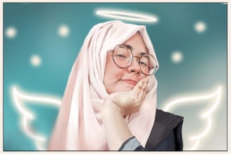 draw realistic digital portrait