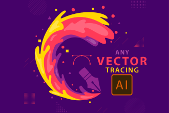 vector trace rebuild and fix your logo in adobe illustrator