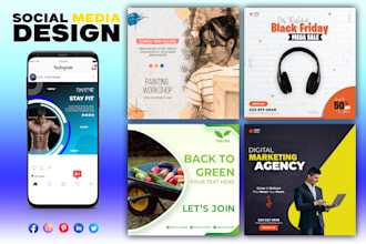 create any social media post design, facebook post, instagram post