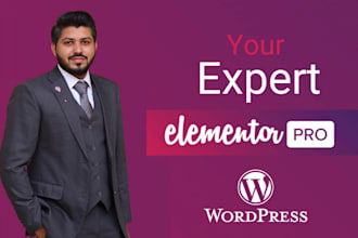 be your pro elementor expert for elementor wordpress website