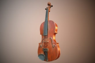 make a 3d prop or simple character model with uv unwrap