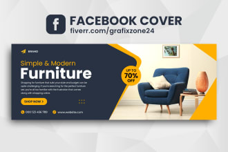 create a facebook cover, linkedin banner or social media banner
