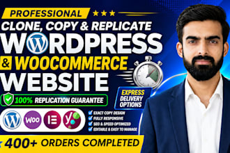 clone copy duplicate redesign replicate wordpress website