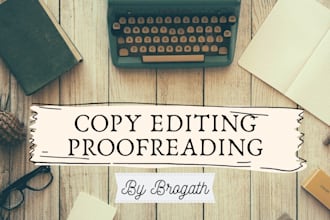 be your fiction copy editor and proofreader