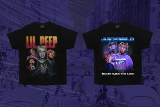 design vintage bootleg t shirts 90s style