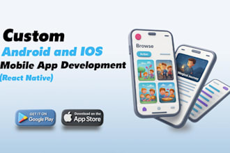 develop custom ios, android and web applications