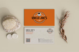 design double sided business card print ready