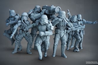 3d sculpt epic miniature for your table