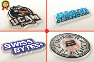 convert your logo into 3d mockup