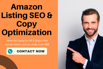 optimize your amazon listings SEO and copy to increase your conversion rate