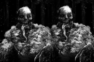 draw dark fantasy and monsters
