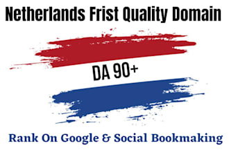make 37 unique high da 90 SEO dutch backlinks netherlands link building