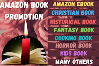 do amazon book, kindle book and goodreads book  promotion