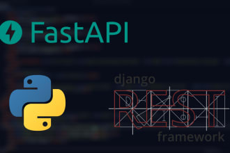 create restapis using fastapi or django