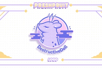 create cute custom logo