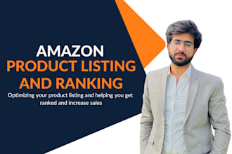 help with amazon listing creation and rank your product