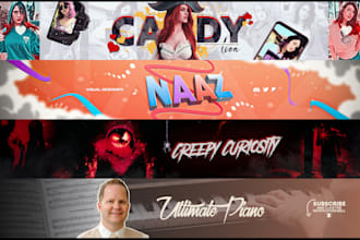 design an outstanding youtube banner