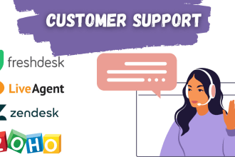 provide customer support, customer care and chat support