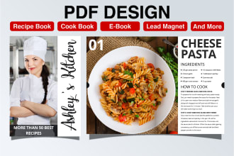design recipe book, ebook, lead magnet, recipe card, cookbook