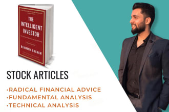 write analytical stock market articles or blogs
