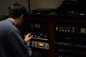 be your sound engineer for mixing, mastering, noise removal, vocal tuning